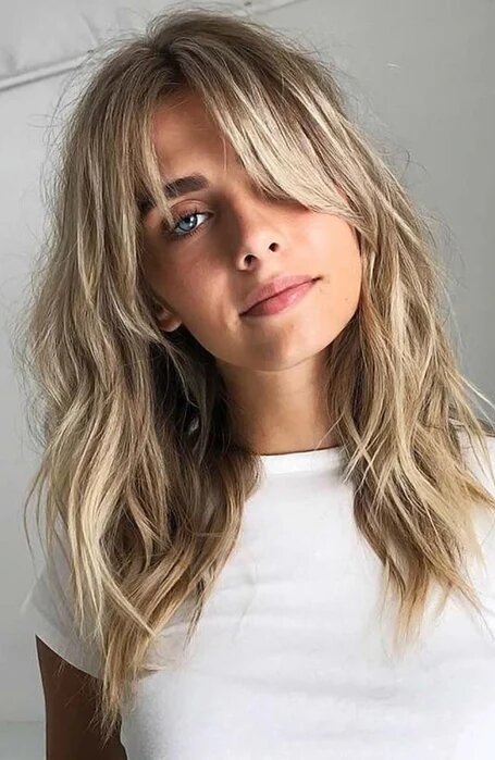 Blonde Shoulder Length Hair