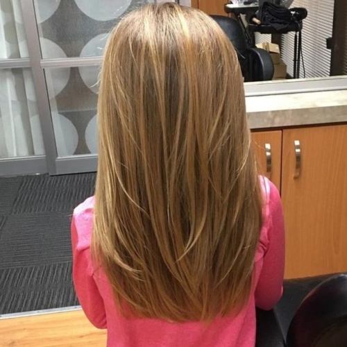 Girls’ Layered Haircuts for Long Hair