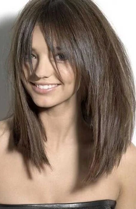 Shoulder Length Layered Straight Hair