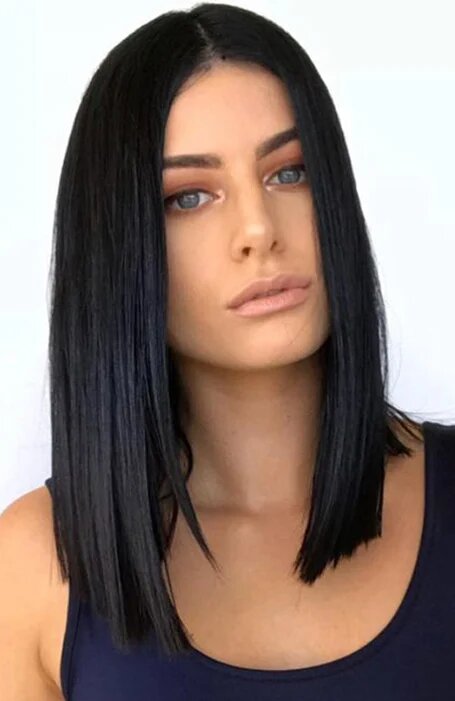 Straight Shoulder Length Hair