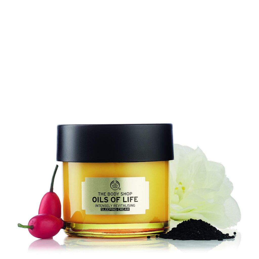 The Body Shop Oils Of Life Intensely Revitalising Sleeping Cream