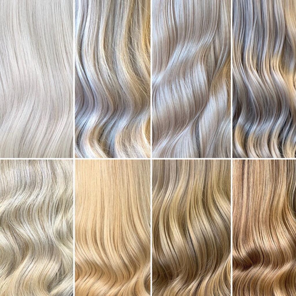 all hair colors chart