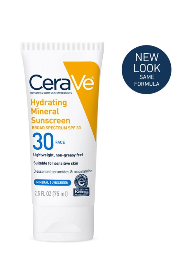 CeraVe Hydrating Mineral Sunscreen SPF 30