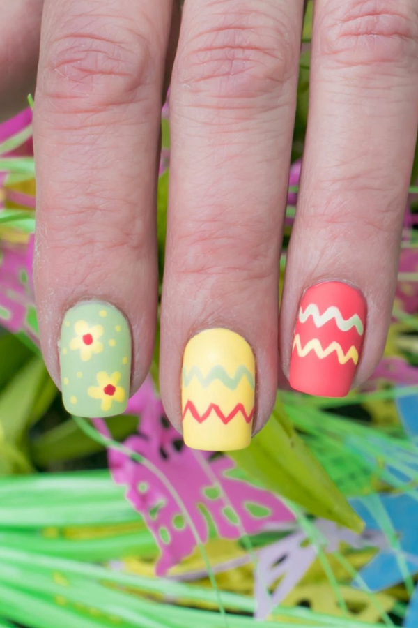 Speckled Egg Nails