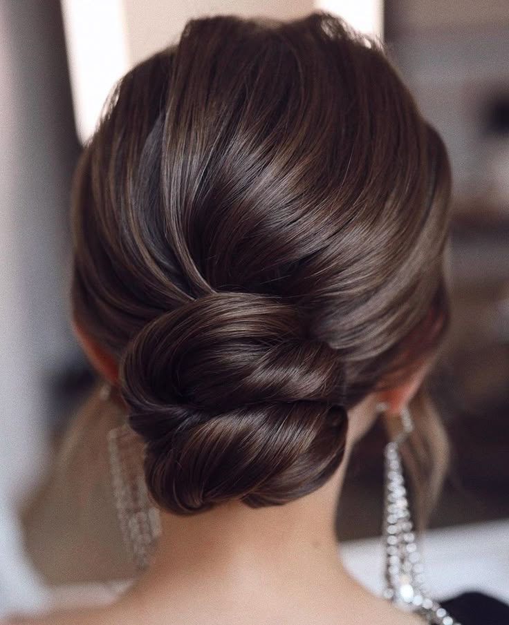 Sleek Low Chignon